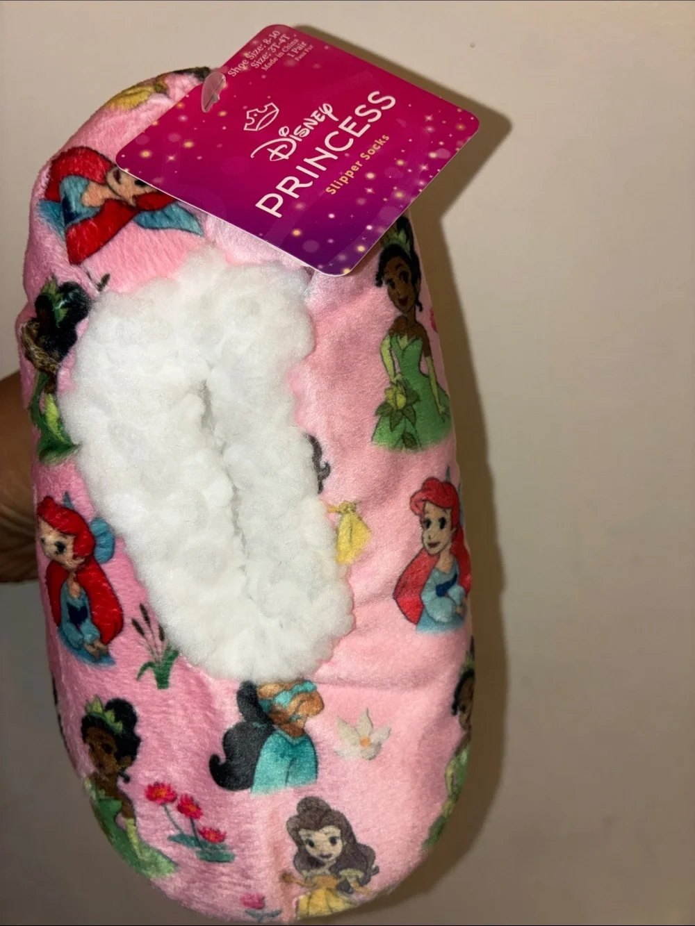 Disney Princess Plush slipper socks